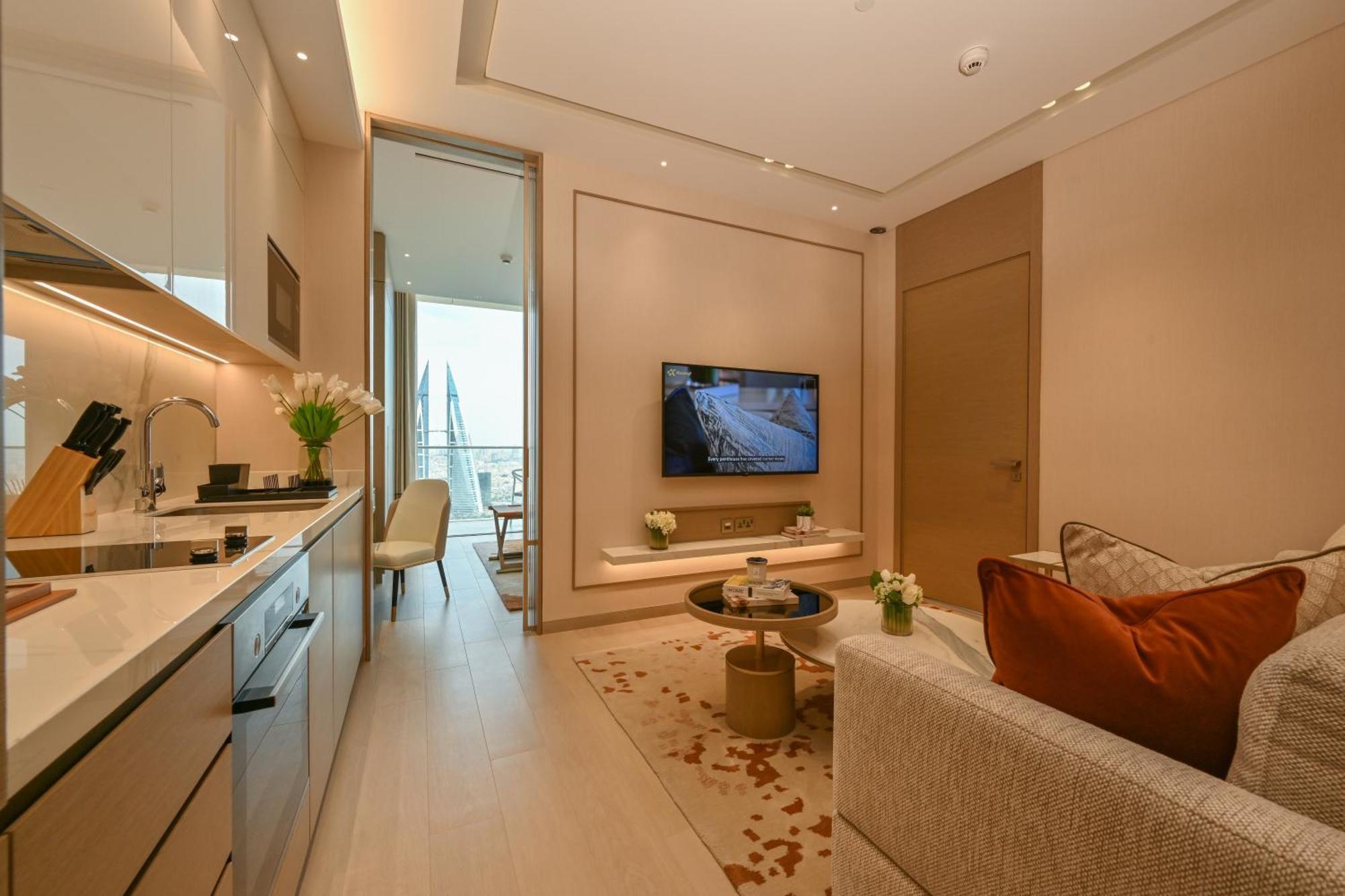 Hotel Onyx Rotana Manama Exterior foto Interior of a typical apartment